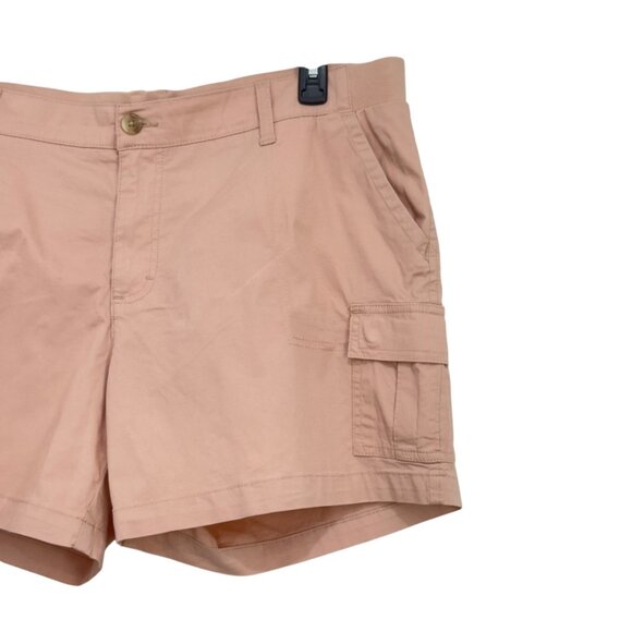 Lee Womens 18M Regular Fit Mid-Rise Cargo Shorts Comfy Waistsband - Picture 10 of 13